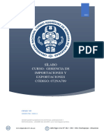 Sílabo Gerencia de Importaciones y Exportaciones