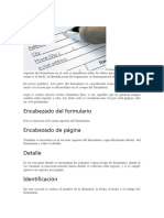 Partes de Un Formulario