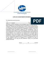 Carta de Consentimiento Informado