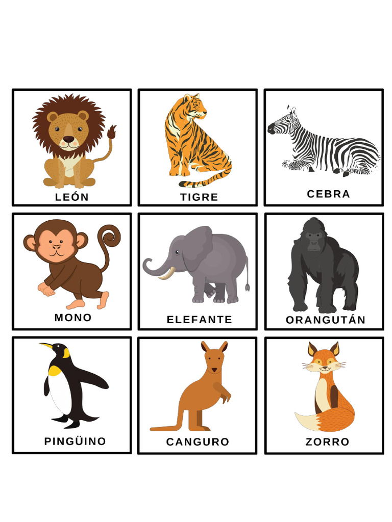 Animales Salvajes | PDF
