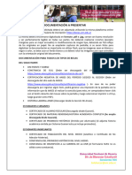 Documentación A Presentar: Documentación para Todos Los Tipos de Becas Del Solicitante