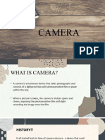 CAMERA Report Parts and Function