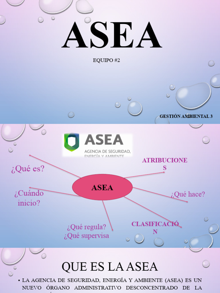 Funciones y Regulaciones de la ASEA | PDF
