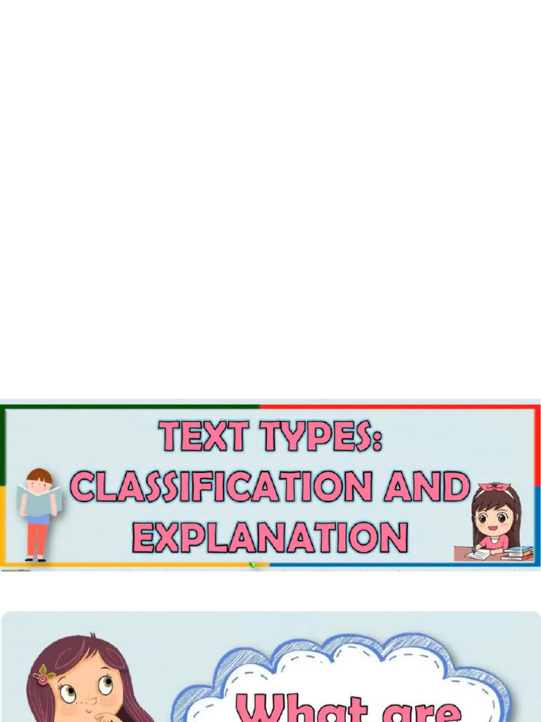 English q3w1 Text Type Classification and Explanation | PDF
