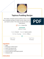 Tapioca Pudding Recipe - Honest Food Talks