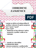 Neodredene Zamjenice BT