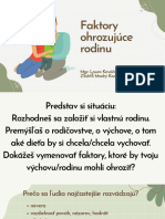 Faktory Ohrozujúce Rodinu