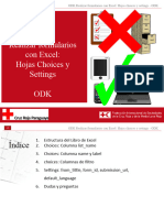 ODK Realizar Formularios Con Excel - Choices y Settings