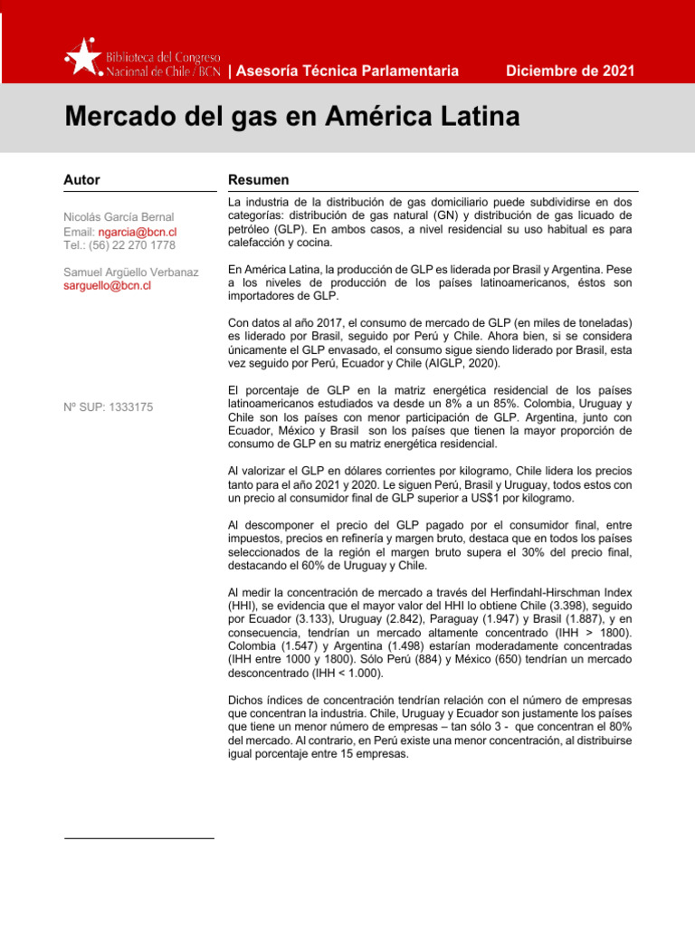 Mercado del GLP en América Latina | PDF | America latina | Gas de ...