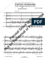 Perusal Score Only Not For Rehearsal or Performance: The Fighting Temeraire