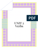 Unit II Verbs 2023