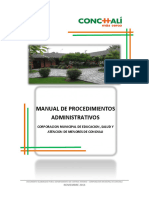 Manual Procesos Administrativos