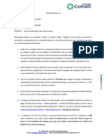 CIRCULAR 09 - Inicio Facturación Marzo 2023