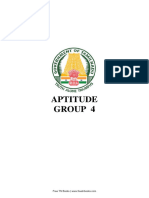 TNPSC Group 4 Govt Notes - Aptitude and Mental Ability - English
