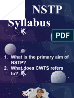 NSTP I SYLLABUS and Lectures