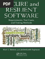 Secure and Resilient Software - Requirements, Test Cases and Testing Methods