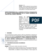 Solicitud de Nulidad Del Concurso Abierto de Seleccion de Jueces Supernumerarios 