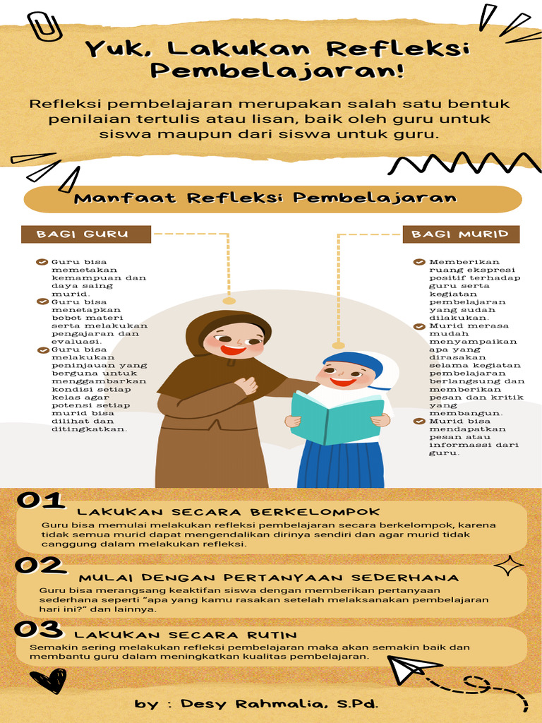 Manfaat Refleksi Pembelajaran | PDF | Karier & Perkembangan