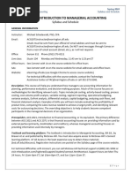 ACG2071 - Introduction To Managerial Accounting - All - Schadewald, M