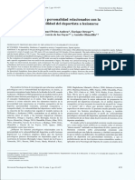 Perfiles de Personalidad y Vulnerabilidad A La Lesión - Olmedilla y Otros