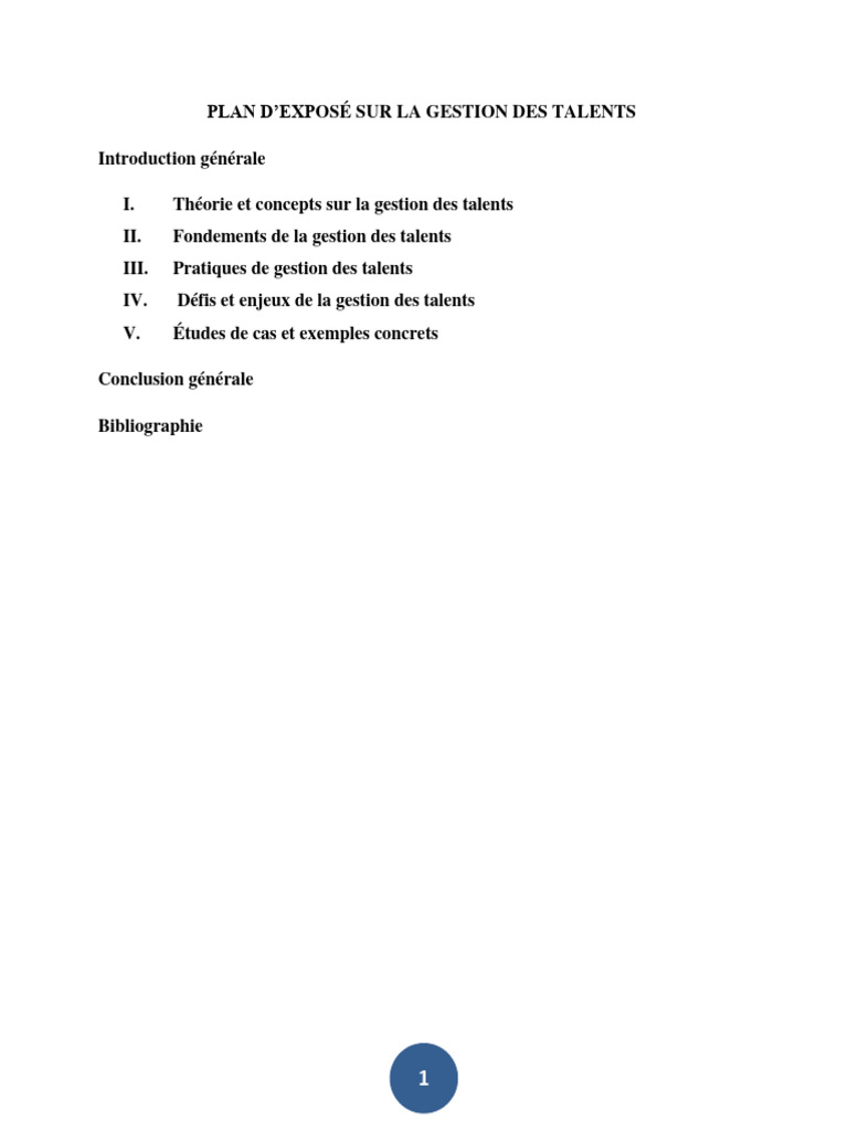 Gestion des Talents en Entreprise | PDF | Business | Recrutement