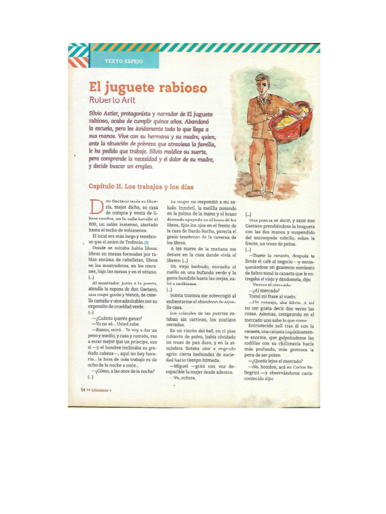 Actividad Juguete Rabioso | PDF