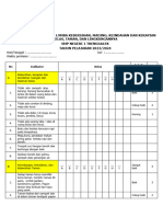 Instrumen Lomba Kebersihan Kelas 8 Dan 9