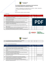 Check List de Criterios de Bioseguridad