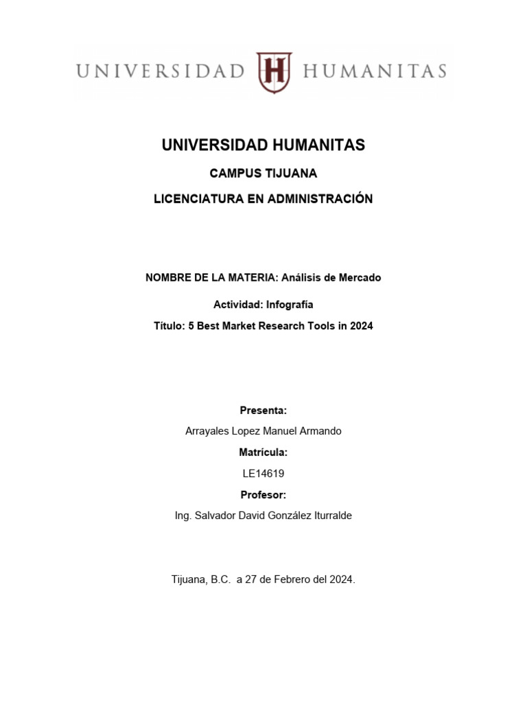 Universidad Humanitas | PDF