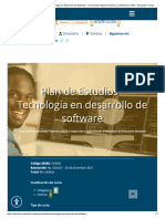 Plan de Estudios - Tecnología en Desarrollo de Software - Universidad Nacional Abierta y A Distancia UNAD - Educación Virtual