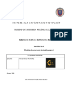 Universidad Autónoma de Nuevo León: Laboratorio de Diseño de Elementos de Maquinas