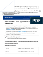 Gmail - ? Merci ! Votre Réservation À L'établissement Appartement Moderne Au Style Beldi Résidence Au Centre de Marrakech Avec Piscine Est Confirmée