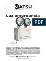 Luz Emergencia: Outdoor MOD: LH21004 LH22002 / LH23501