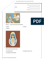 Latihan Soal Agama - Kelahiran Yesus Dan Doa Harian Katolik - Quizizz