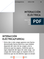 1.3 Interacción Eléctrica