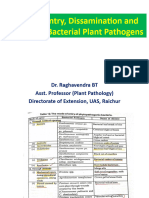 A1 Mode of Entry, Dissamination and Survival of Bacterial Plant Pathogens