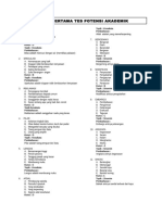 Bagian Pertama Tes Potensi Akademik