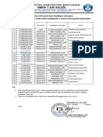 Jadwal Pembina Semester 2