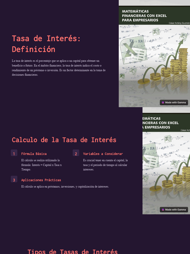 Definición y Tipos de Tasa de Interés | PDF | Interés | Tasas de interés