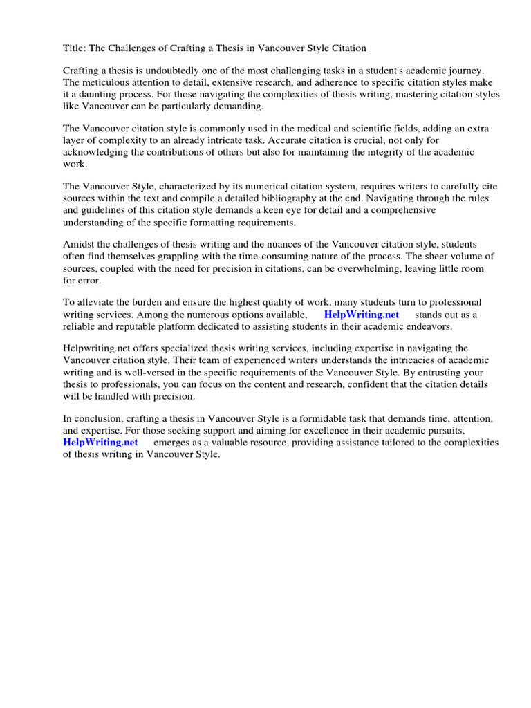 HOW TO CITE AN ARTICLE IN VANCOUVER STYLE visual data 8