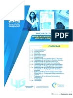 Bloque 4 Programas Basicos, Educacion, Servicios, Ciencias Sociales y Humanidades - PDF