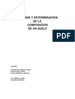 Analisis y Determinacion Composicion Suelo