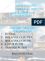 Technical Meeting Pancalomba2024