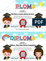 Diplomas Kínder 2023