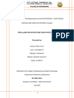 Fire Alarm and Water Turbine Sprinkler Using Zener Diode