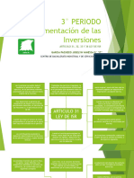 3° PERIODO Fund. de Las Inversiones