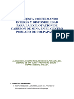 Propuesta para La Explotacion de Carbon Colpapampa - 033900