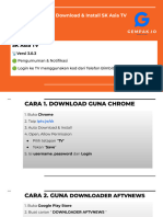 Cara Download & Install SK Asia TV