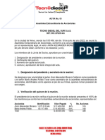 Acta #01 Aumento de Capital