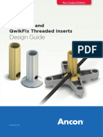 Ancon QwikFoot and QwikFix Threaded Inserts Design Guide